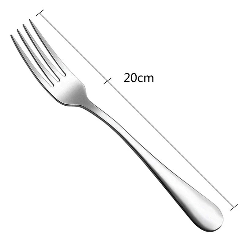 Dinner Forks, Heavy-Duty Stainless Steel Dinner Forks Set of 10
