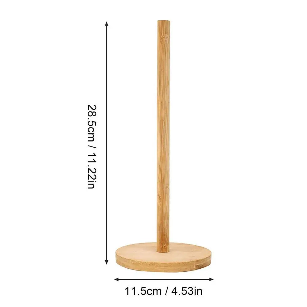 Wooden Paper Towel Holder Kitchen Wooden Roll Paper Towel Holder Vertical Wooden Paper Roll Organizer For Kitchen Toilet