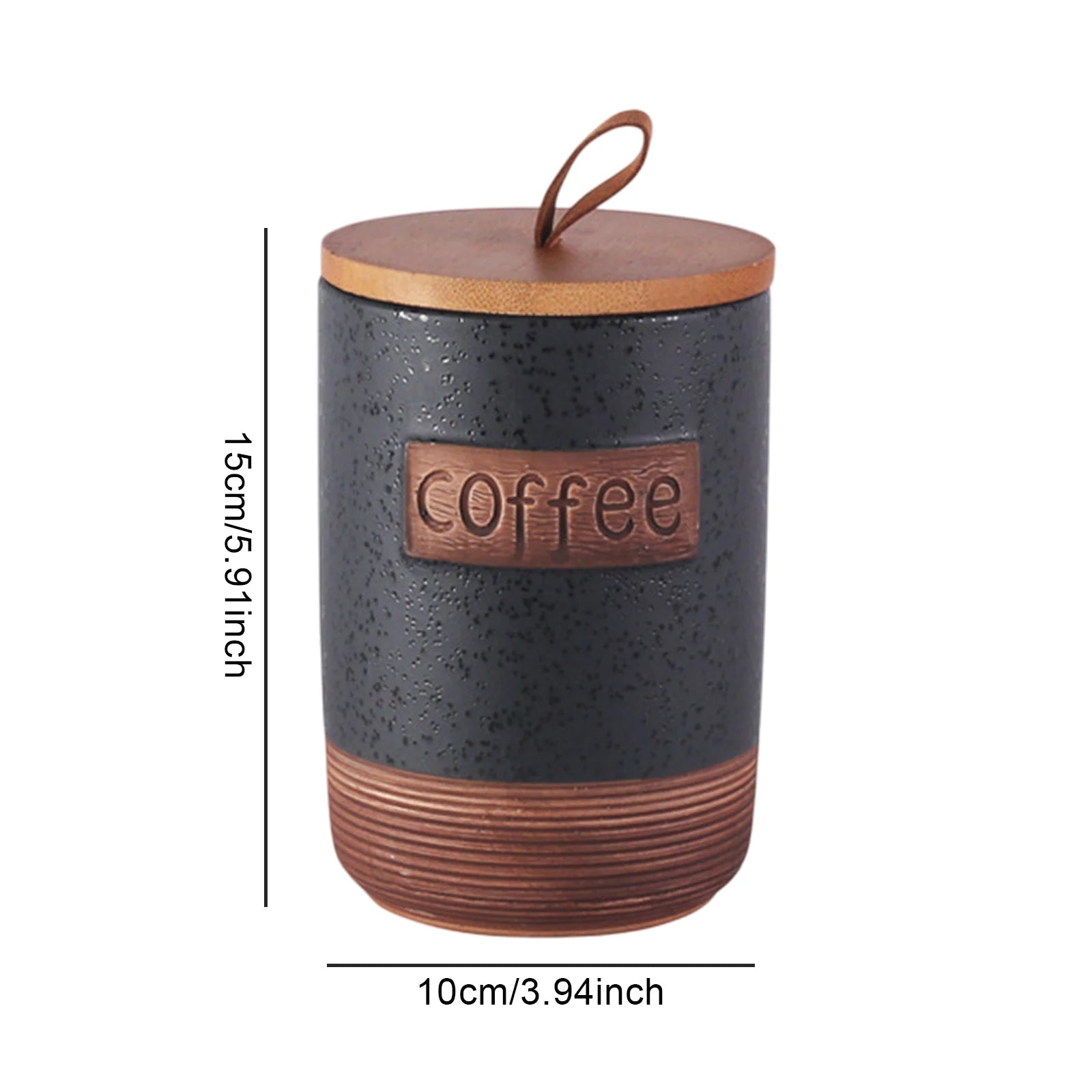 Storage Jar Modern Creative Ornament Accessories Craft Decor Airtight Container for Countertop Cupboard Flour Tabletop Serving