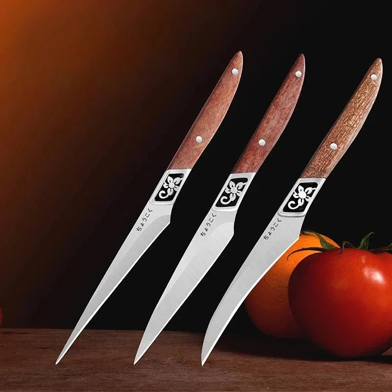 3 Piece Sharp Kitchen Art Knife Kitchen Accessories Hand Tools Professional Chef Carving Knife Food and Fruit Carving