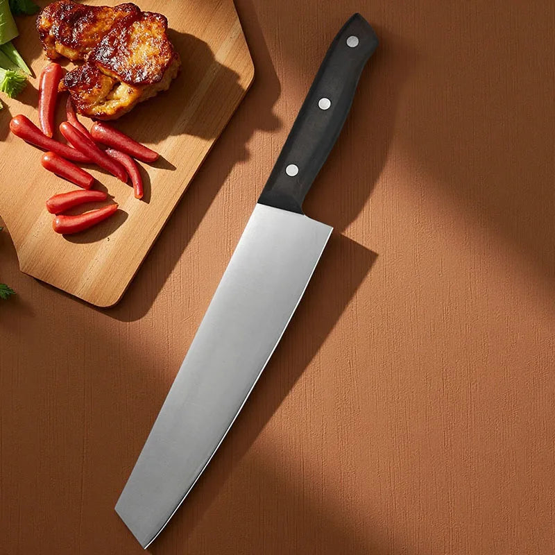 Japanese Chef Knife Professional Cooking Meat Vegetable Sushi Fish Cutting Kiritsuke Knife with Wood Handle Kitchen Tools