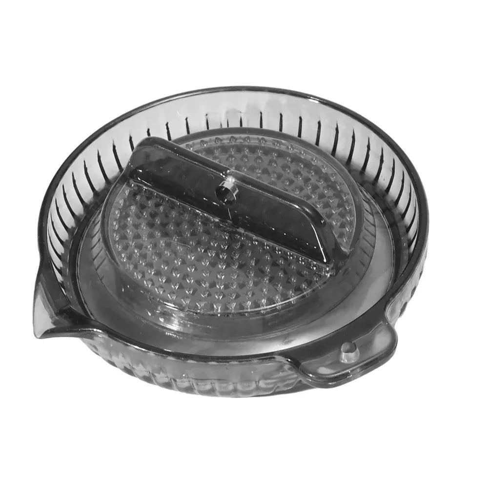Ginger Garlic Grater Tools Plastic Hand Grinder Round Garlic Masher With Lids Kitchen Fruit Vegetables Manual Grinding Tool