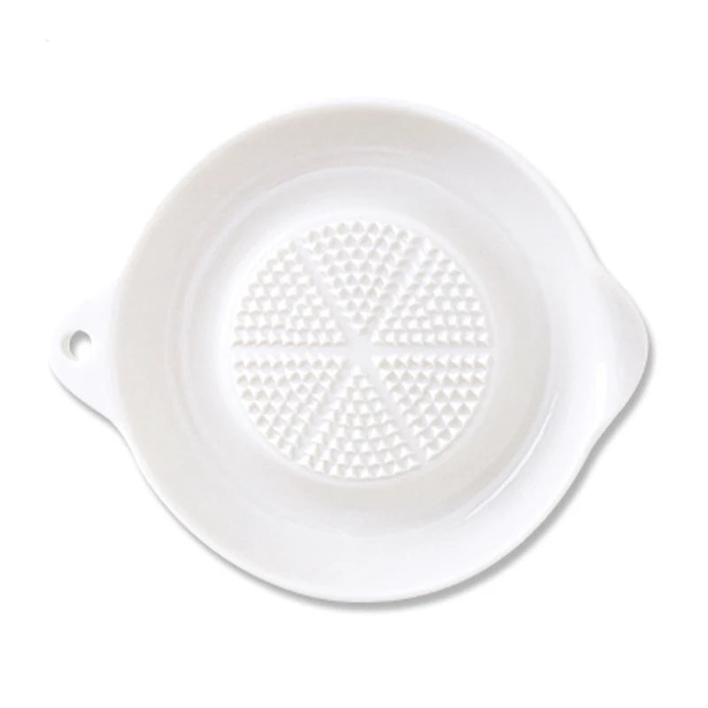 Ceramic Grater Plate For Ginger Garlic Onion Cheese Lemon Chocolate Fruits Grater Ginger Puree Grinder Garlic Kitchen Gadget