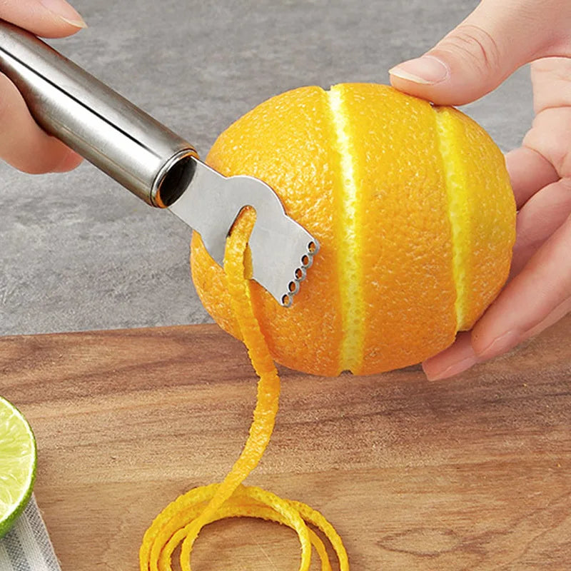1pc Lemon Zester Grater Stainless Steel Peeler Kitchen Stuff Kitchen Accessories Kitchen Gadgets