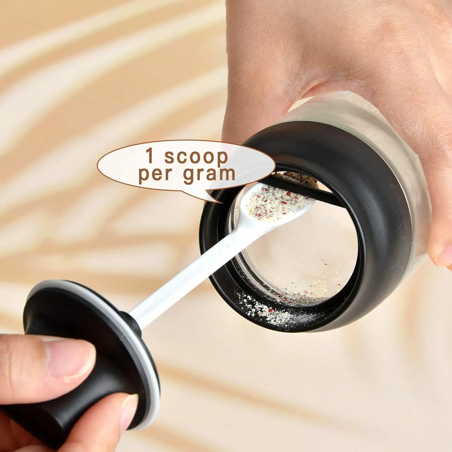Spice Containers Glass Kitchen Condiment Containers with Lids Small Spoons for Spice Jars Moisture-Proof Seasonings Container