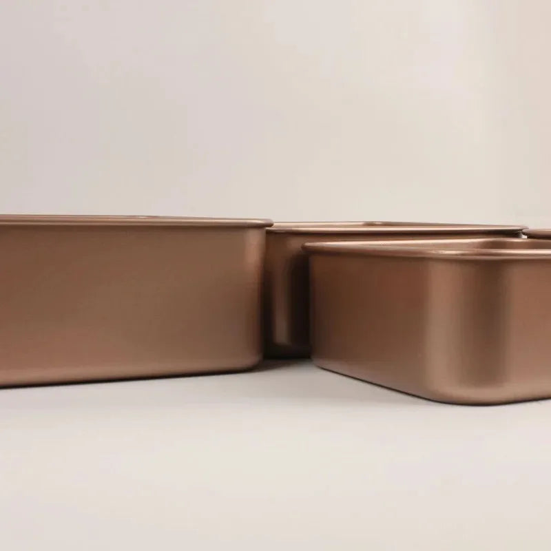 Hot Kitchen Accessories Baker Tools Square Cake Baking Pan Carbon Steel Loaf Tray Pie Pizza Bread Cake Tin 6/7/8 Inch Bakeware