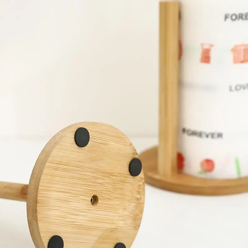 Wooden Paper Towel Holder Kitchen Wooden Roll Paper Towel Holder Vertical Wooden Paper Roll Organizer For Kitchen Toilet