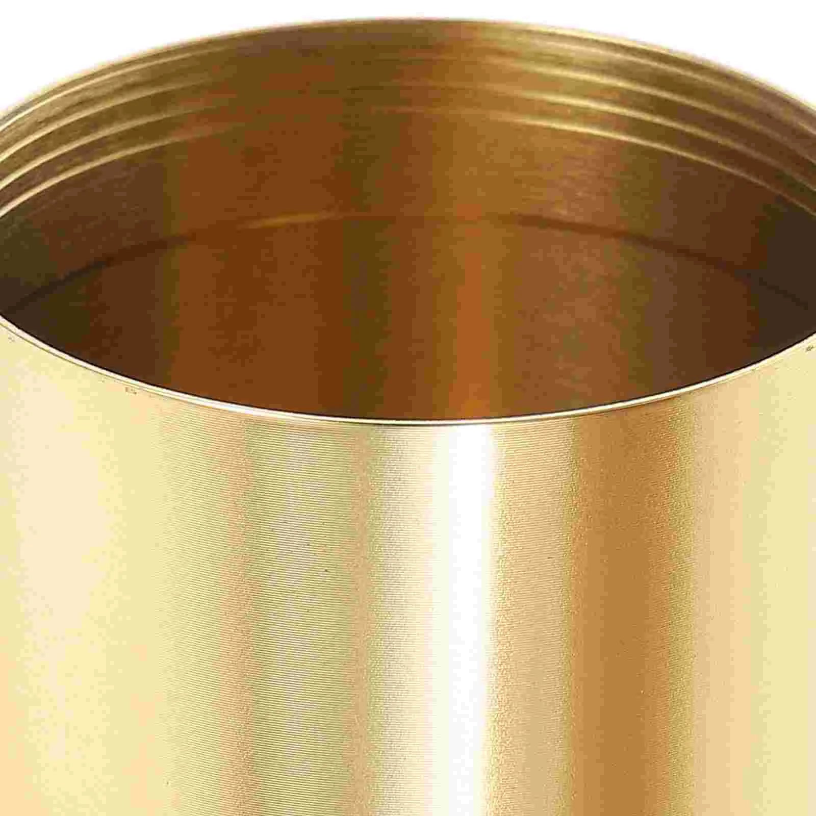 Brass Tea Jar Storage Bottle Food Container Kitchen Canisters Cereal Tin Dried Fruit Holder Seal Containers Storage Jars Bottles