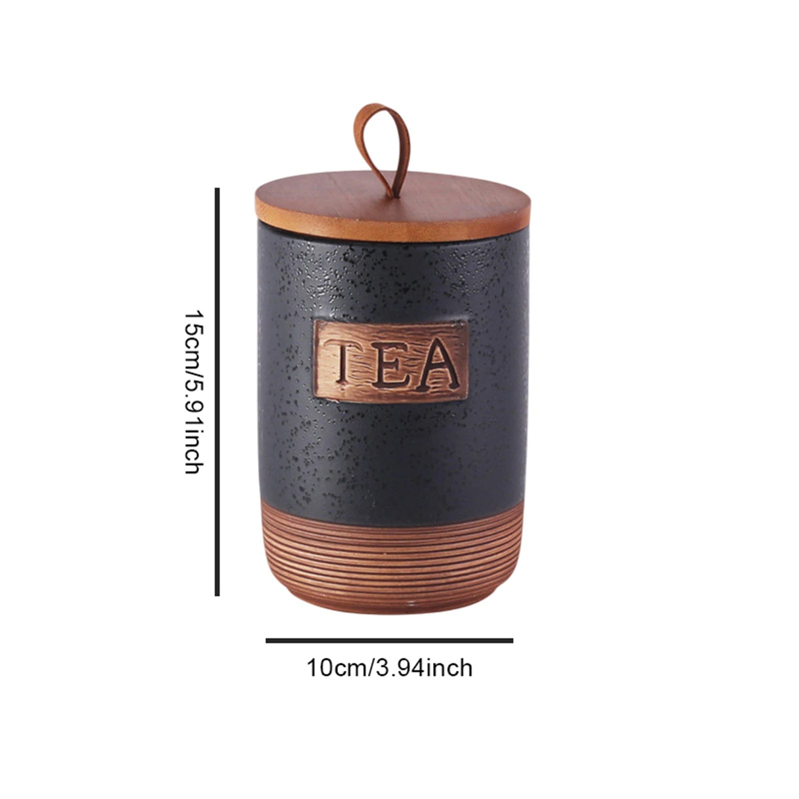 Storage Jar Modern Creative Ornament Accessories Craft Decor Airtight Container for Countertop Cupboard Flour Tabletop Serving