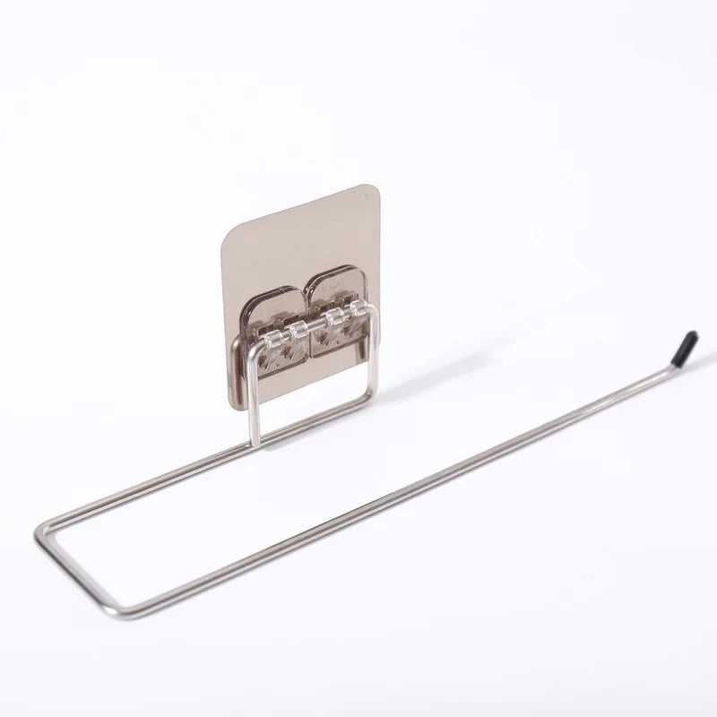 1PCS Paper Towel Holder For Towels Stand Hanger Kitchen Faucet Bathroom Gadgets Napkin Holders Metal Fixture Home Improvement