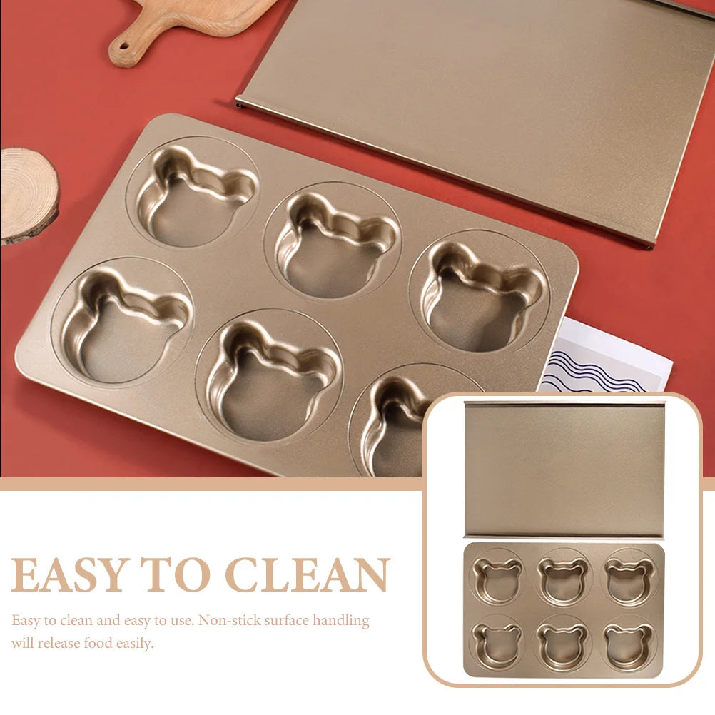 Bread Mold Cake Maker Metal Mould Bakewares Reusable Non Stick Oven Microwave Easy Clean DIY Cakes Bakery Supplies