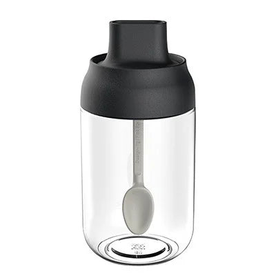 Spice Containers Glass Kitchen Condiment Containers with Lids Small Spoons for Spice Jars Moisture-Proof Seasonings Container