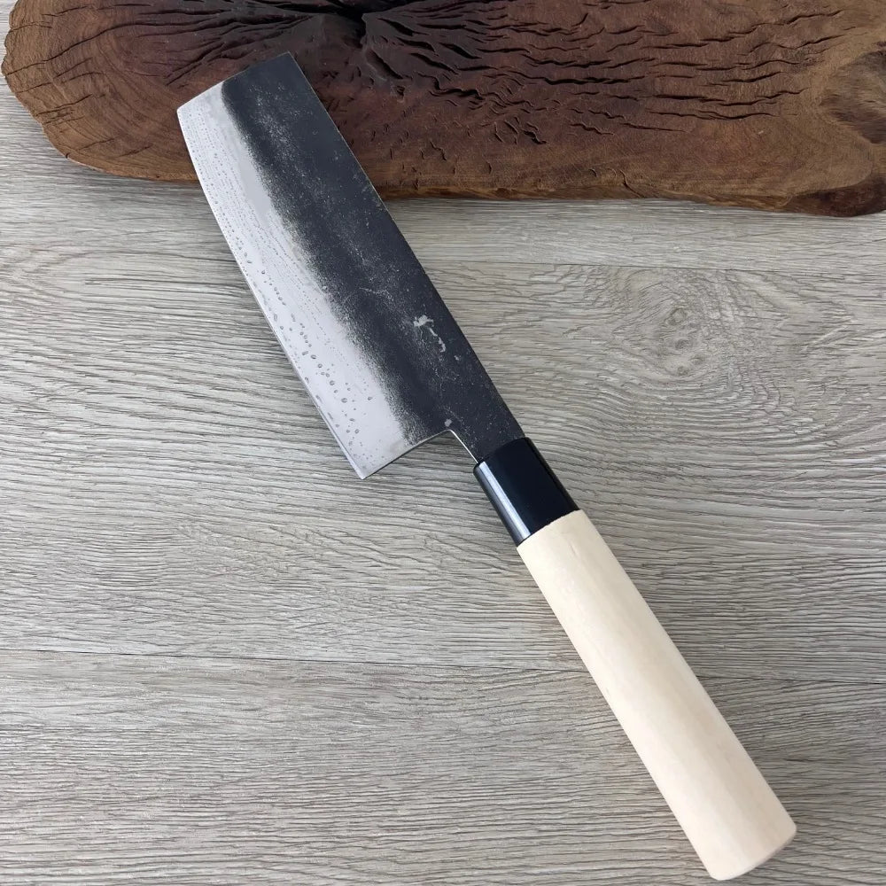 6.9 Nakiri Knife 9Cr18CoMoV Stainless Steel Blade Wood Handle Sharp Chef Cleaver Slicing Handmade Forged Japanese Kitchen Knives