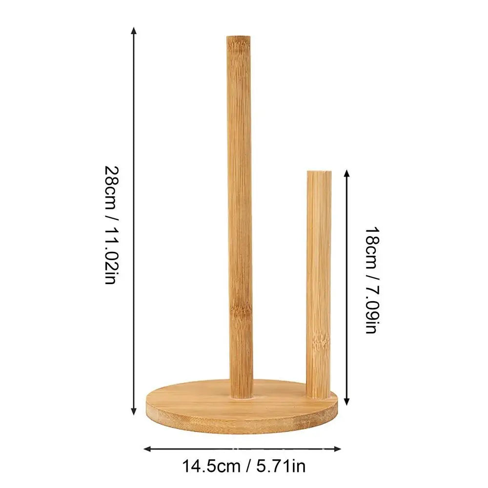 Wooden Paper Towel Holder Kitchen Wooden Roll Paper Towel Holder Vertical Wooden Paper Roll Organizer For Kitchen Toilet